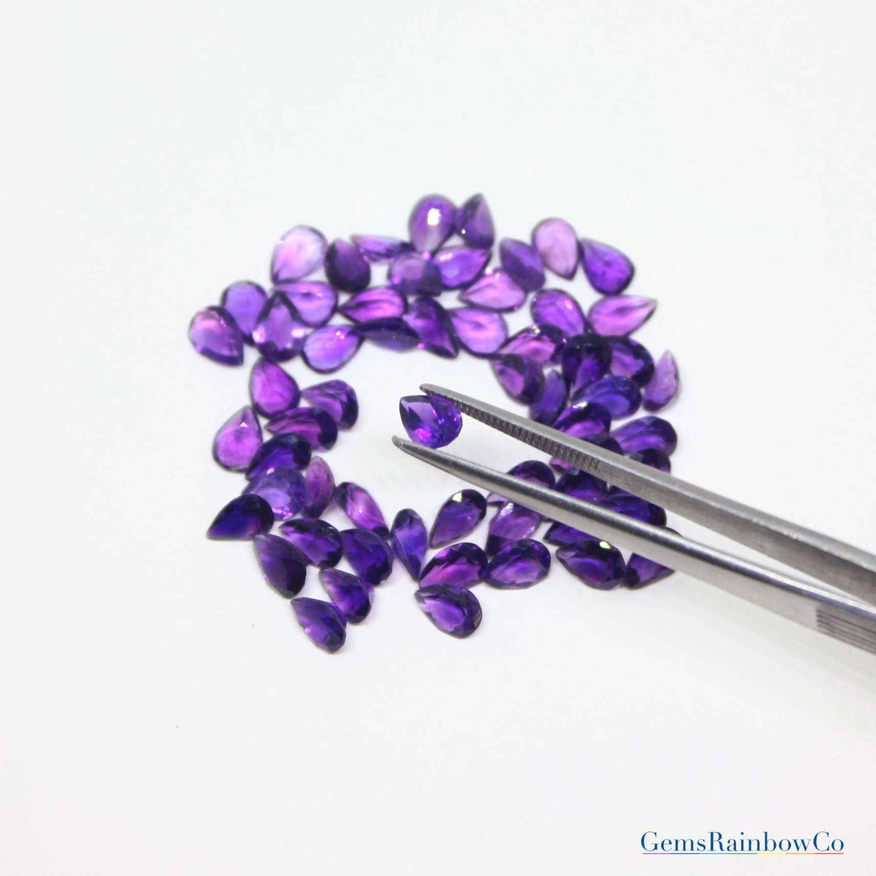 Amethyst_Afri_Fac_Pear_5x7mm_A_7 Amethyst Pear