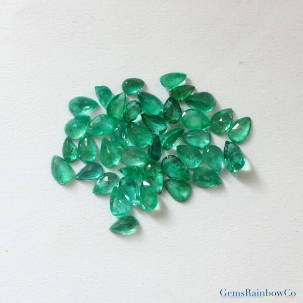 Natural Emerald Pear