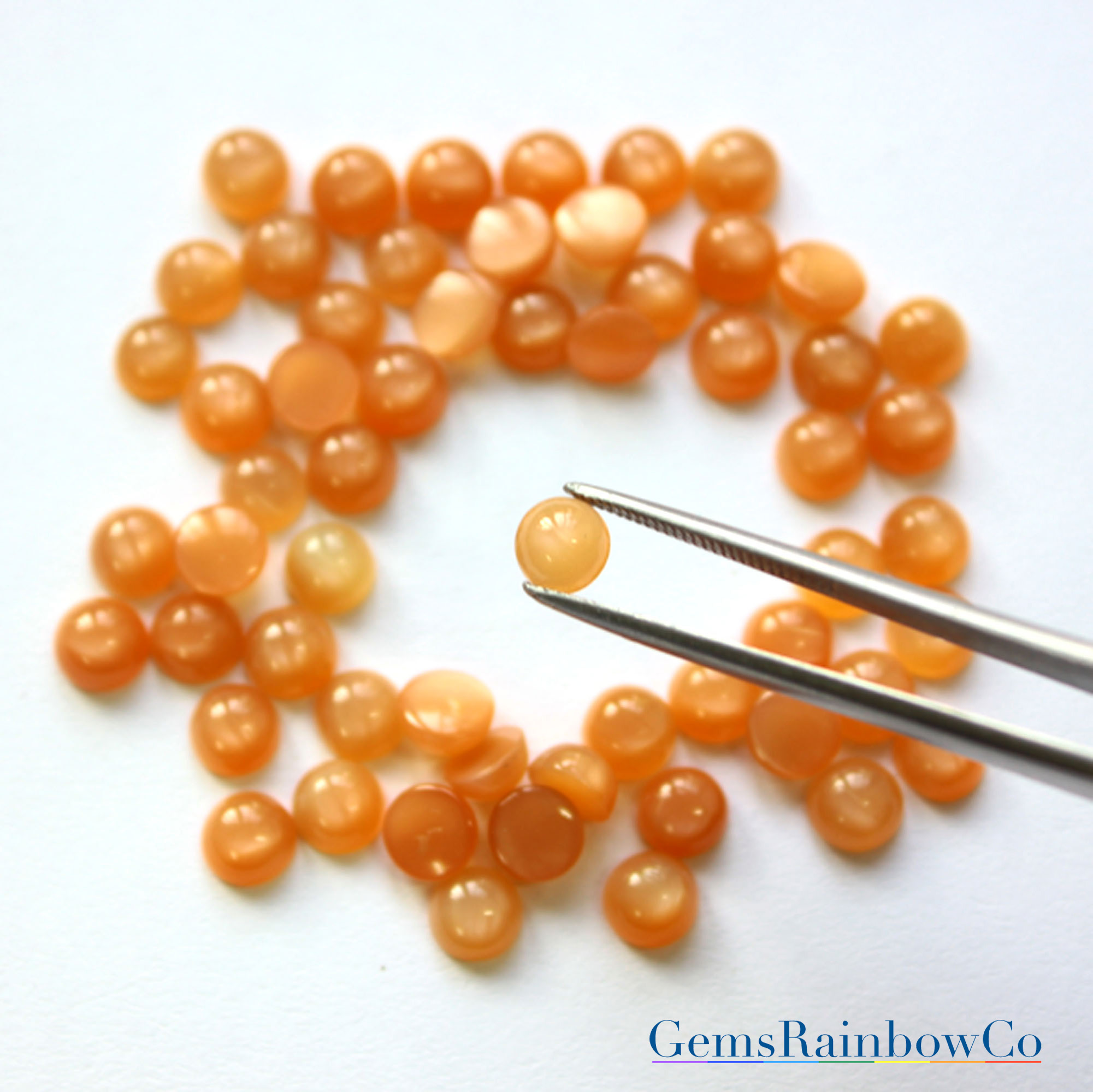 Ampearlbeads Orange Moonstone Beads Faceted Natural Gemstone beads for –  AmpearlBeads