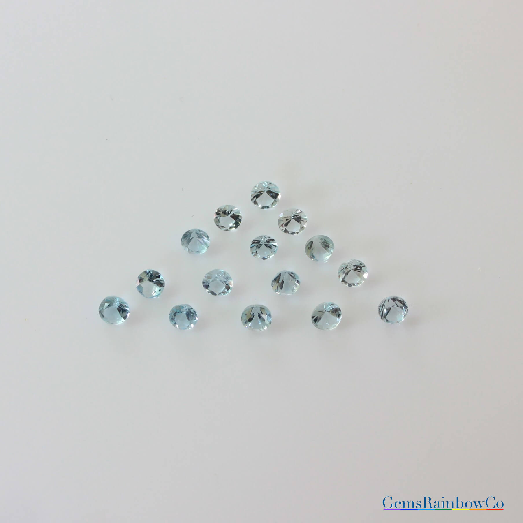 Aquamarine Faceted Aquamarine Round