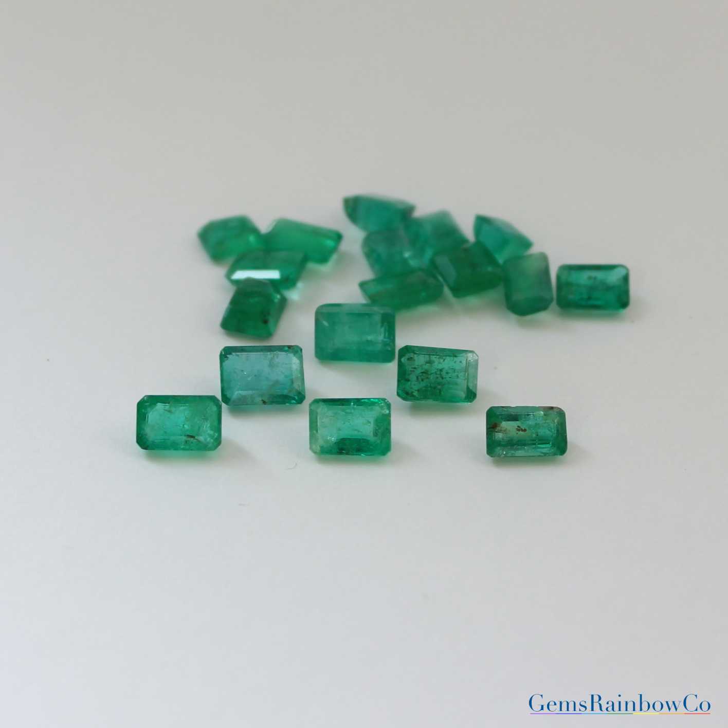 _Emerald __mm_AAA_10 Emerald Stone Octagon
