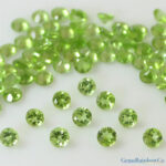 Green Peridot Round