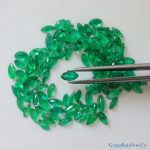 100% Natural Emerald Marquise, Green Zambian Emerald