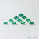 100% Natural Emerald Marquise, Green Zambian Emerald