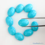 Turquoise oval