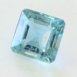 7mm sky blue Aquamarine, 1.63 carat Asscher, Rare and Exclusive Natural Loose Gemstone