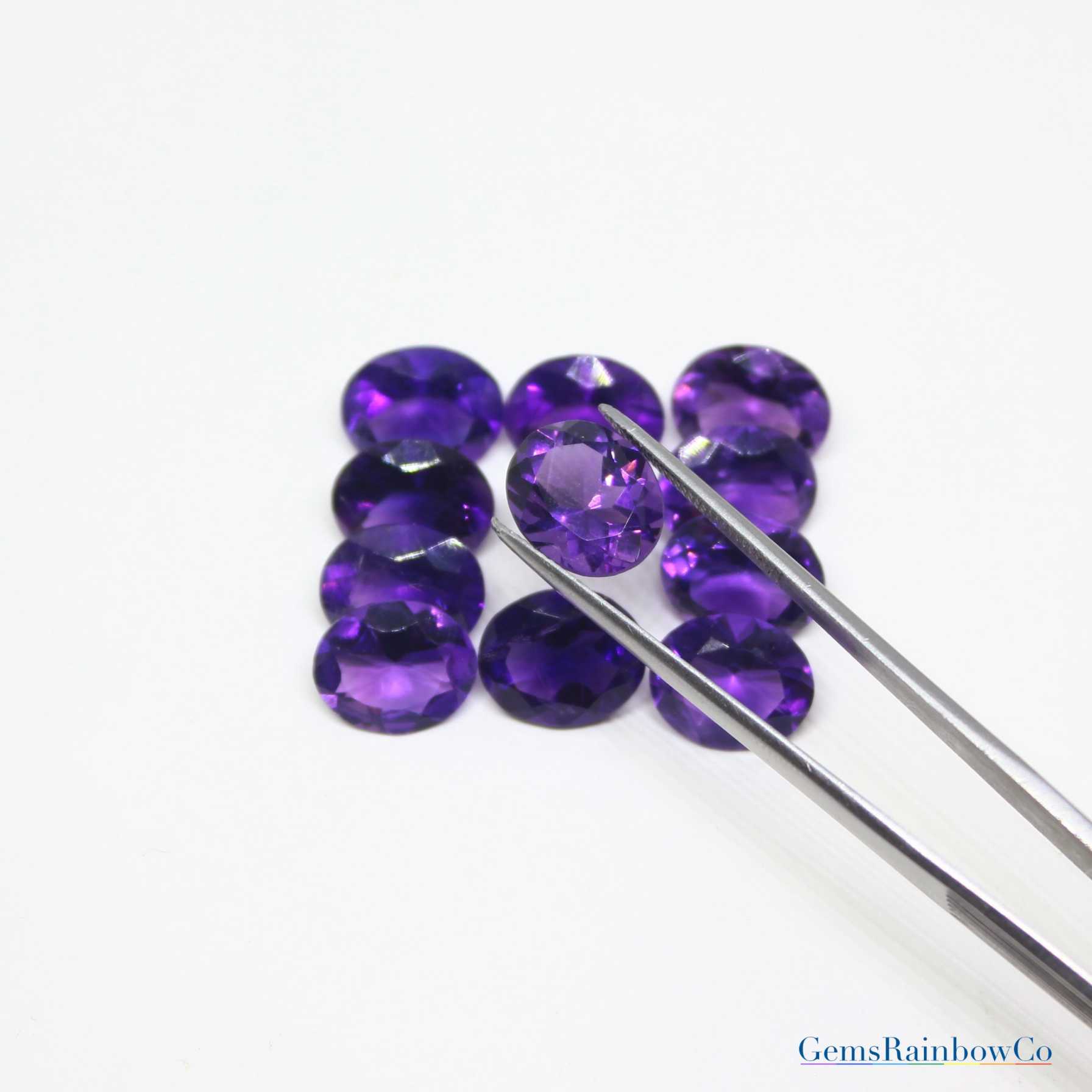Amethyst_Afri_Fac_Oval_12x10mm_AA_7 Amethyst Stone Oval