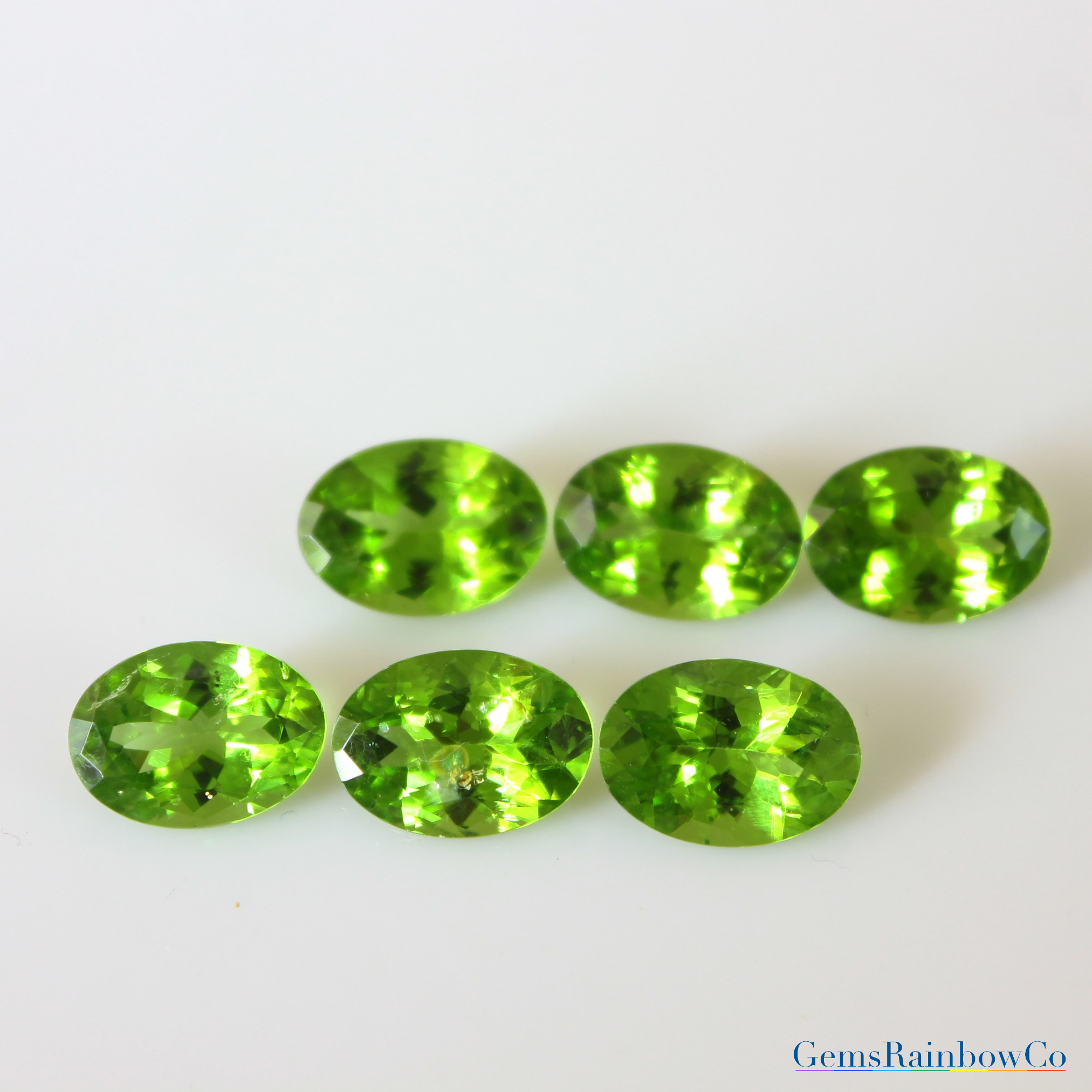 Details about   PERIDOT FACETED OVAL GEMSTONE SIZE 6 X 8 MM NATURAL LOOSE GEMSTONE FOR ONE PIECE 
