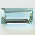 Natural Aquamarine Baguette Cut 13X6.6mm Loose gemstone AAA Quality Aquamarine Gemstone For Jewelry Making