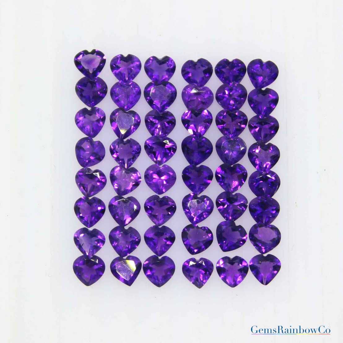 Amethyst_Afri_Fac_Heart_5mm_AAA_3 Amethyst Stone Heart