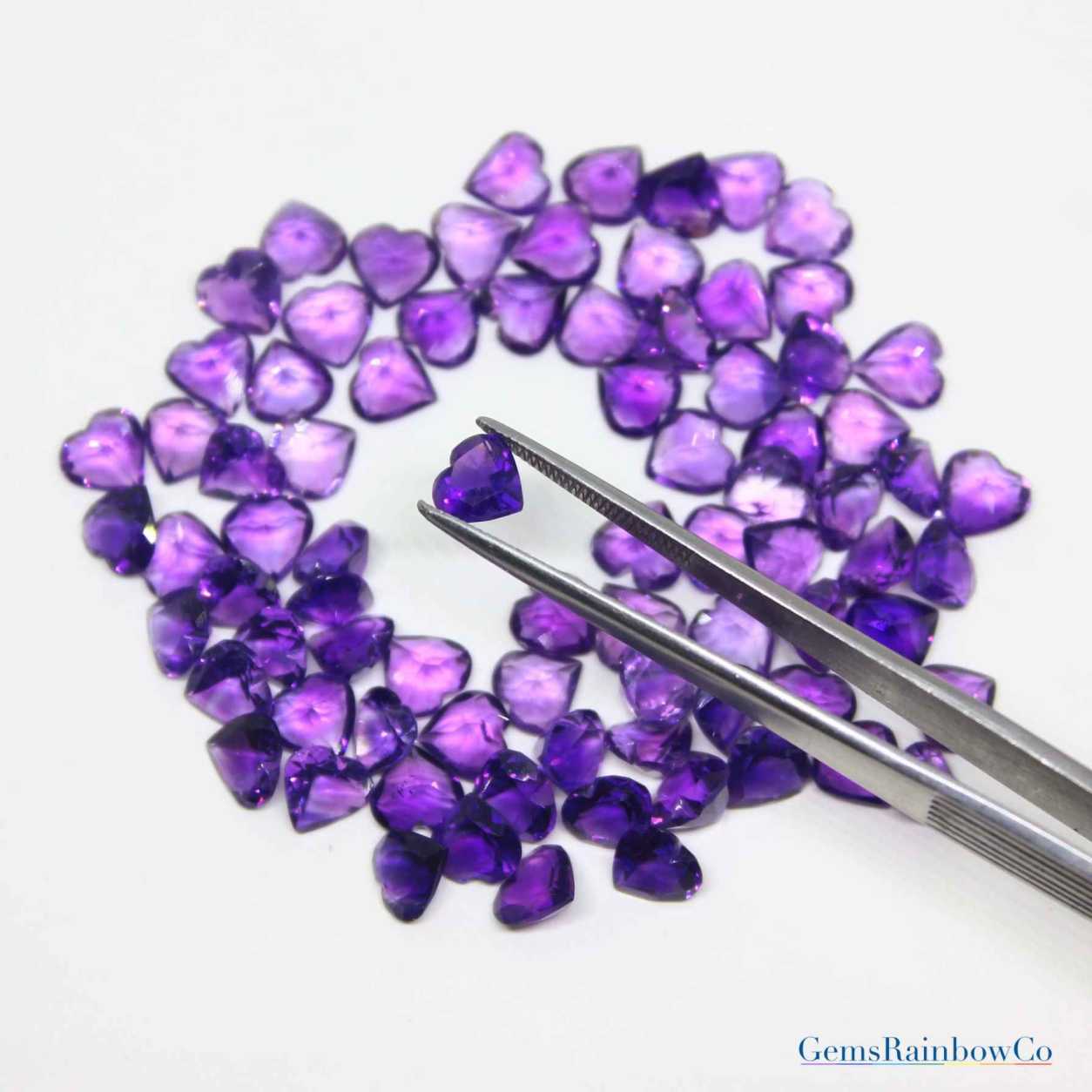 Amethyst_Afri_Fac_Heart_7mm_AAA_6 Amethyst Stone Heart