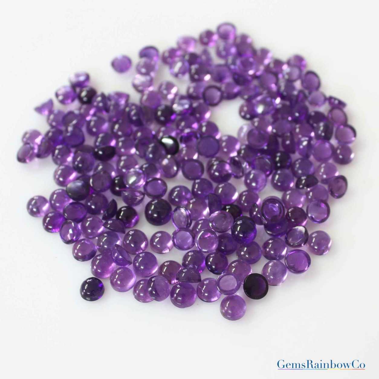 Amethyst_Afri_Fac_Round_5mm_6 Amethyst Stone Round