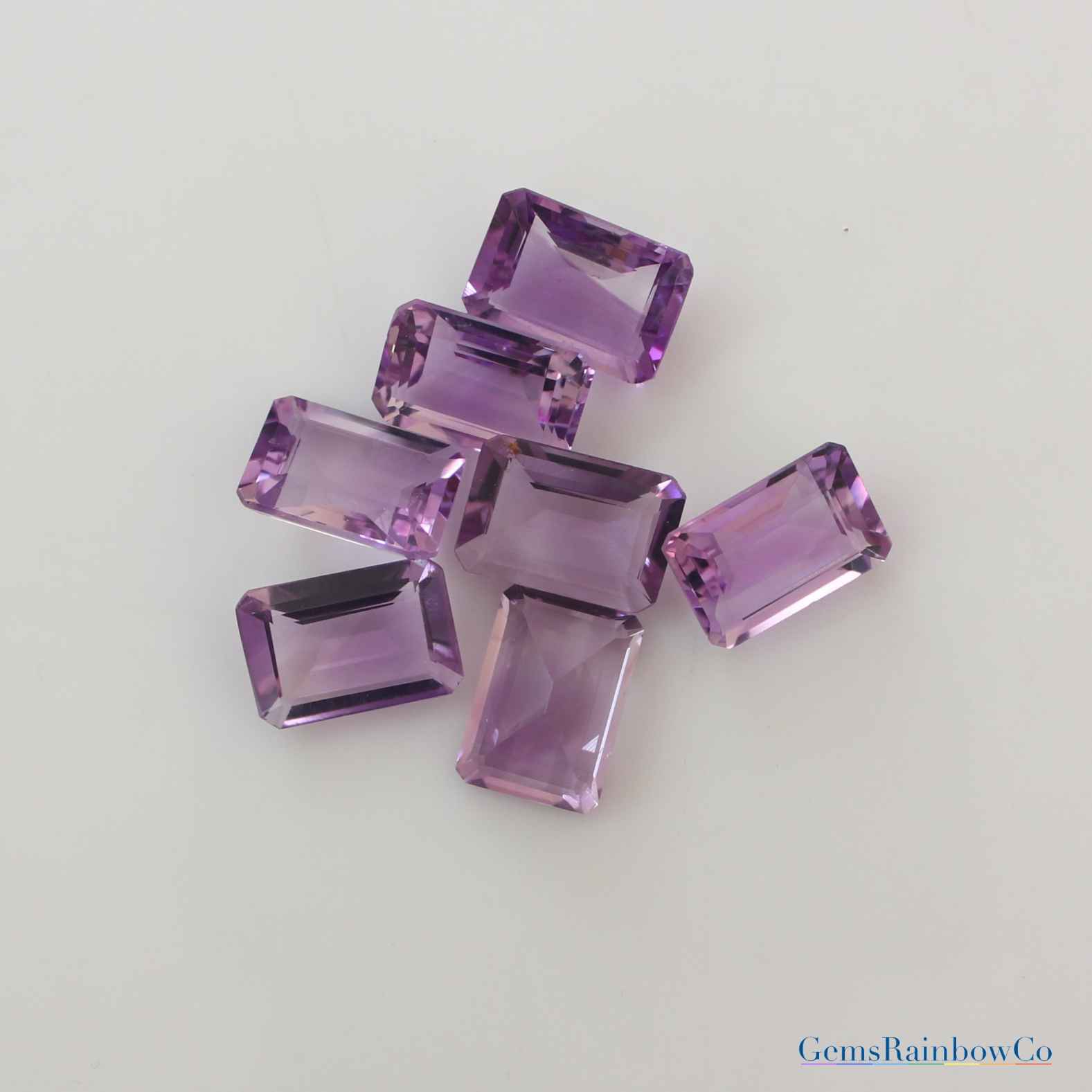 Amethyst_Fac_Octagon_14x10mm_A_2 Amethyst Stone Octagon