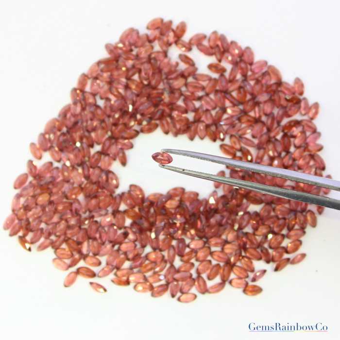Garnet_Fac_Marquise_2x4mm_AA_2 Garnet Marquise