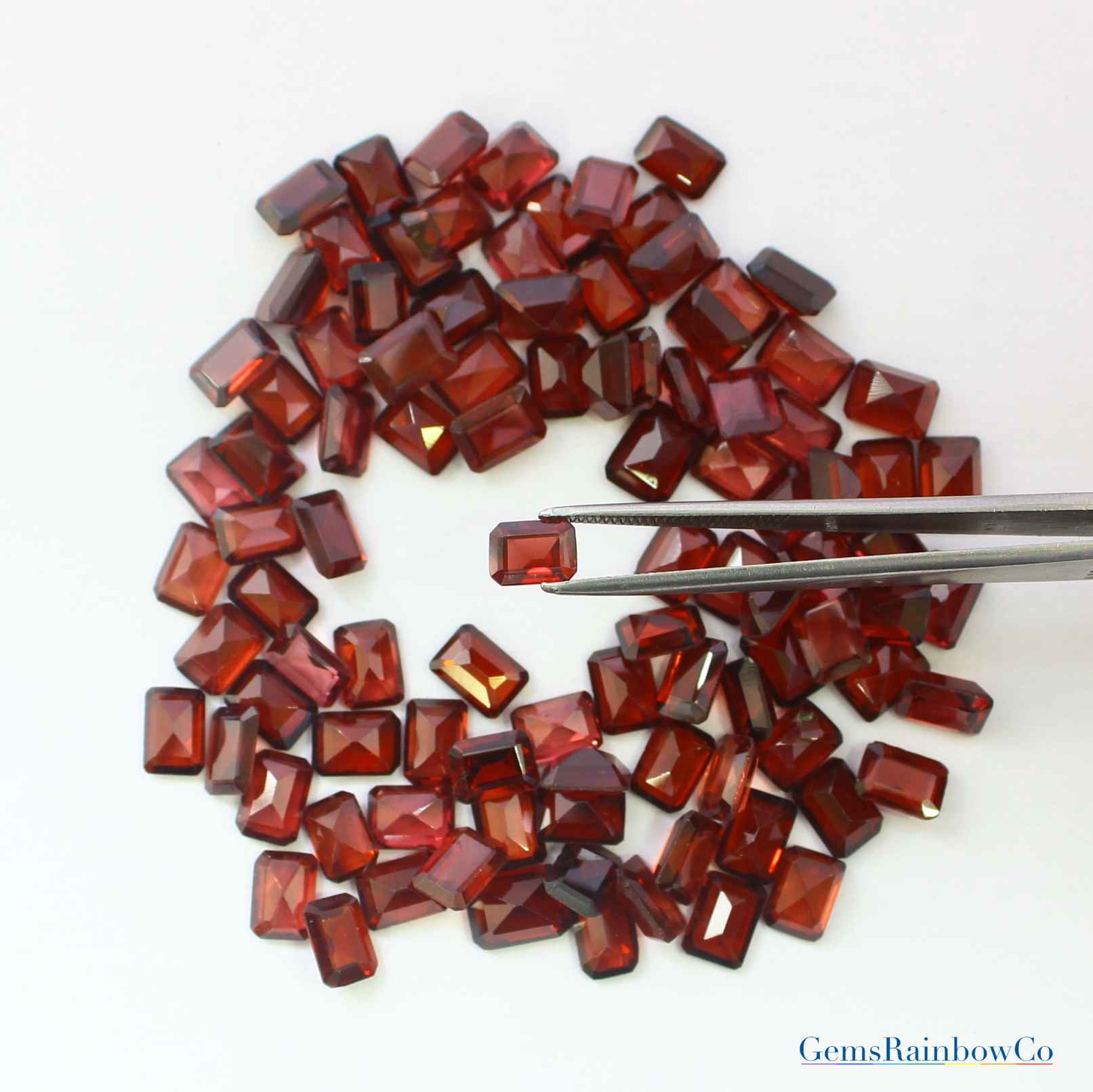 Garnet Octagon Stone