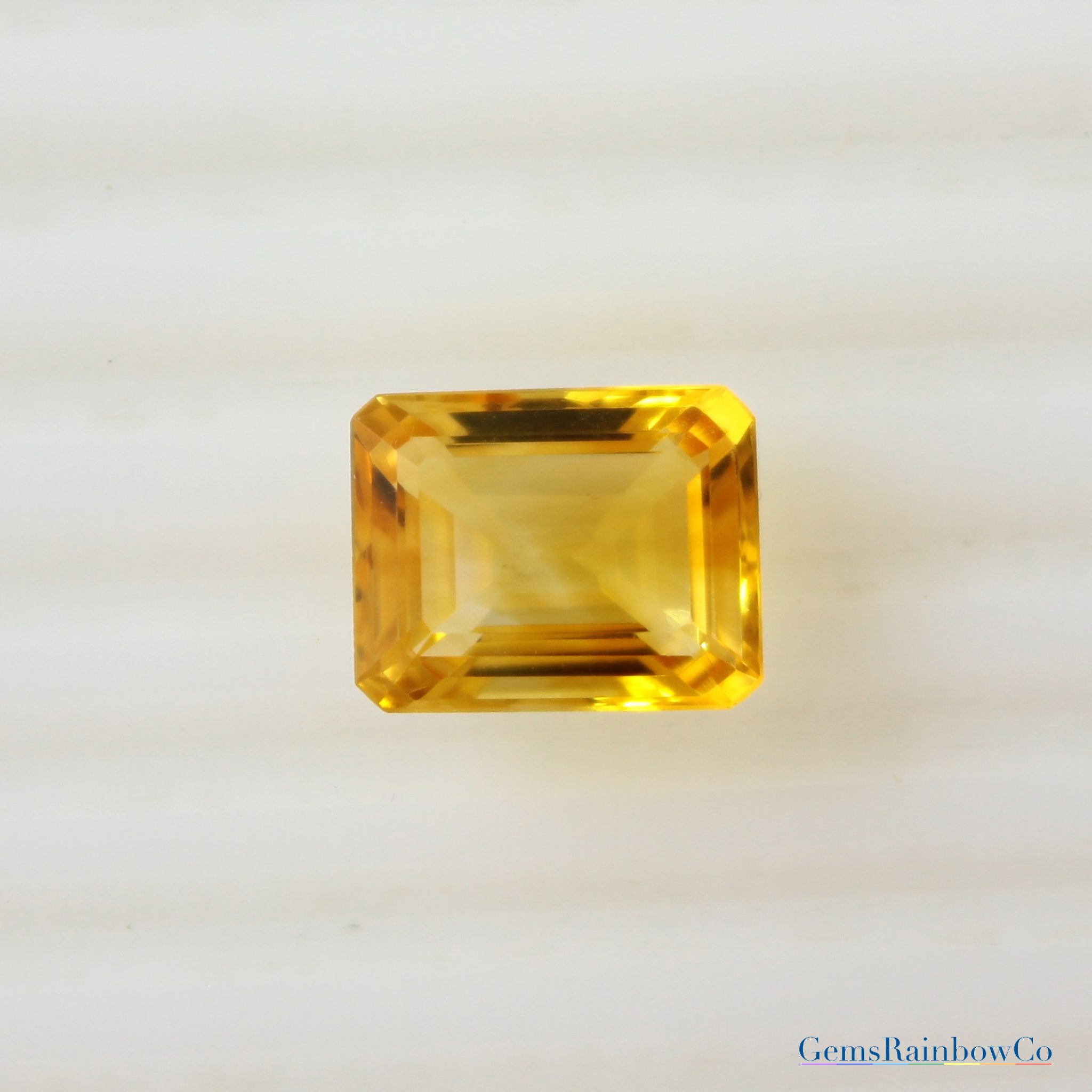 Citrine Octagon 12x10mm Loose gemstones | GemsRainbowCo
