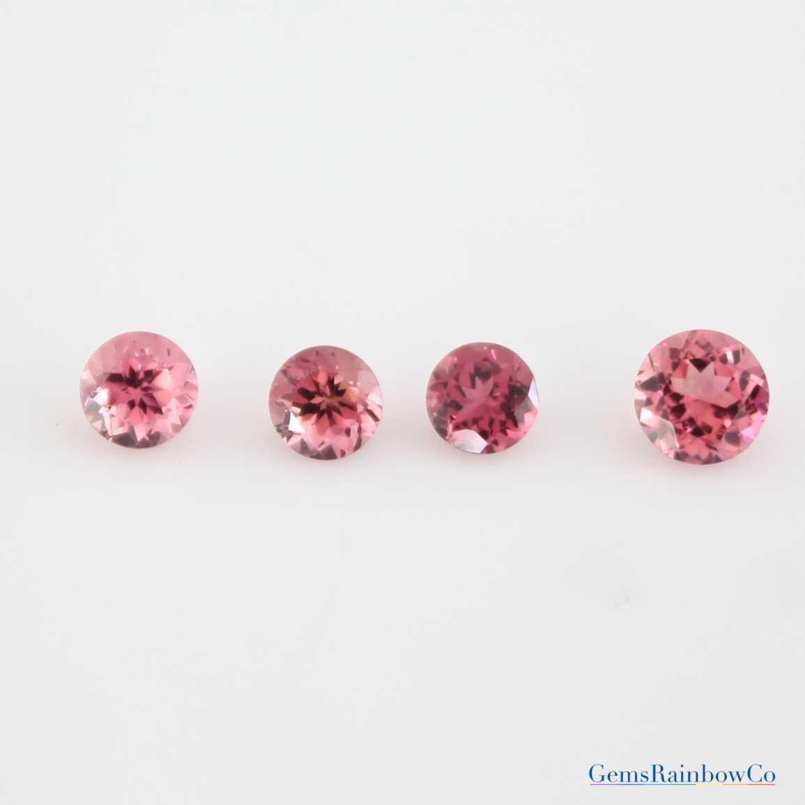 35-carats Tourmaline rose cuts whole sale lot ,natural stones,sizes: 7.8 to 18.1 mm long,tourmaline rose cuts, faceted tourmaline outlet