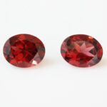 Red Rhodolite Garnet Oval Shape