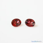 Red Rhodolite Garnet Oval Shape