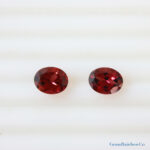 Red Rhodolite Garnet Oval Shape