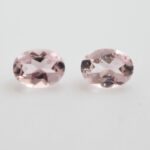 Tourmaline Baby Pink 8x6 mm Natural Tourmaline Oval pair set, TCW: 2.24 ct, Natural loose gemstone