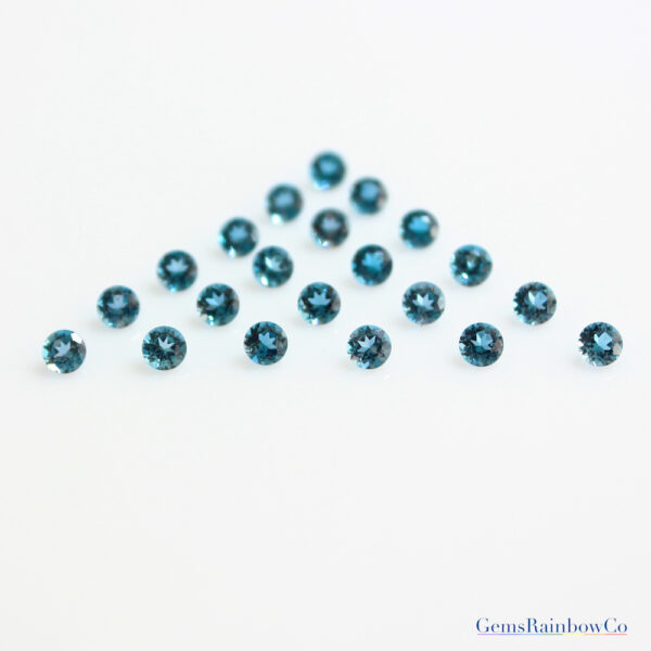 Loose London Blue Topaz Gemstones