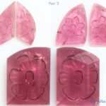 Tourmaline Carved in Fancy Shape, Natural Loose Gemstone Carving | Genuine Tourmaline Tourmaline Stone Carved Tourmaline Jewelry Supplies.