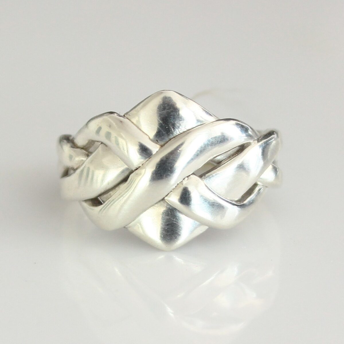 Silver Puzzle Ring