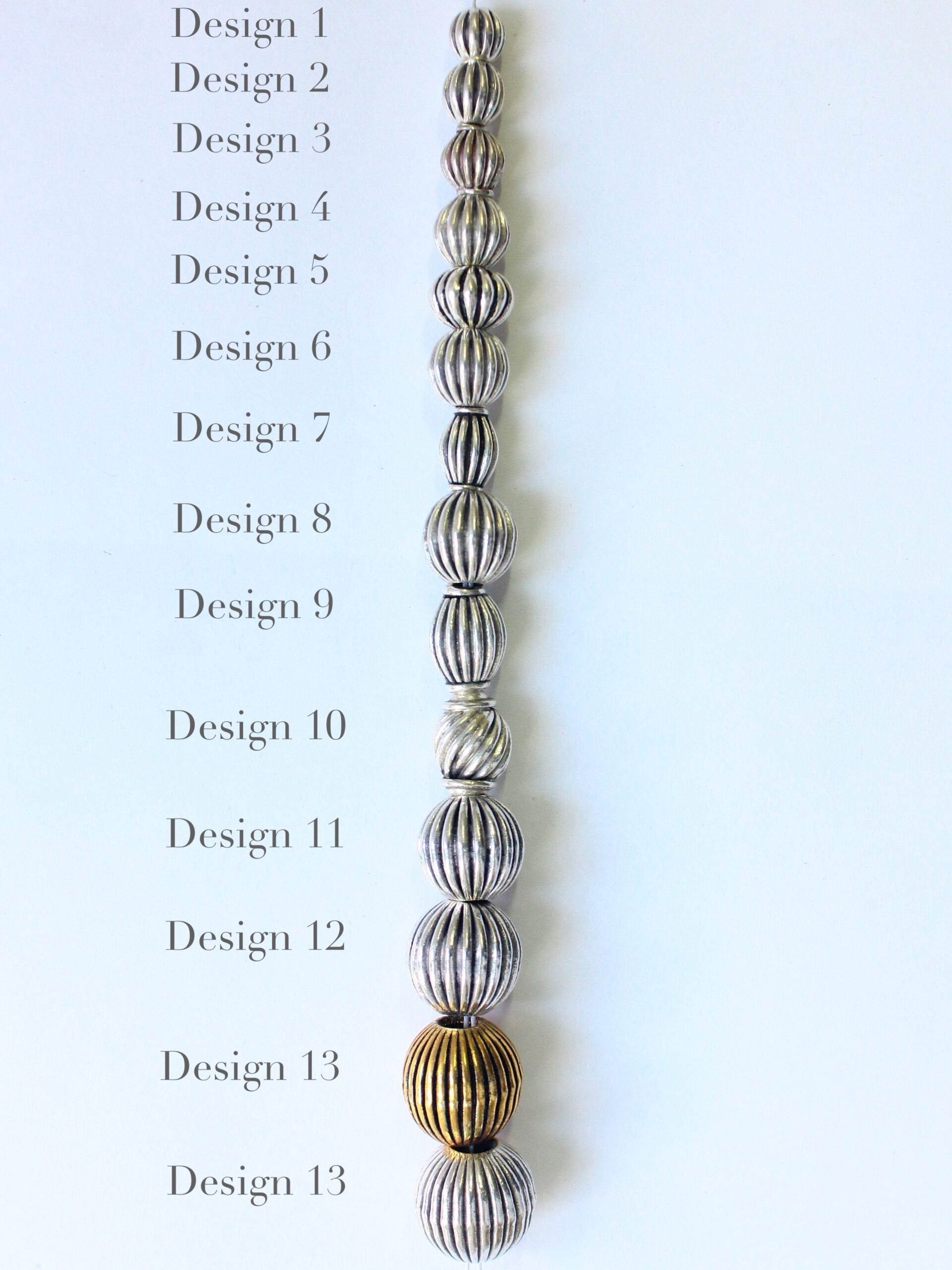 6mm Corrugated-Fluted Round Beads, 14K Gold Filled Beads (10 Pieces)