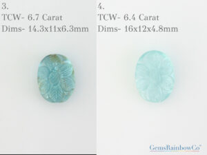 Aquamarine Carving