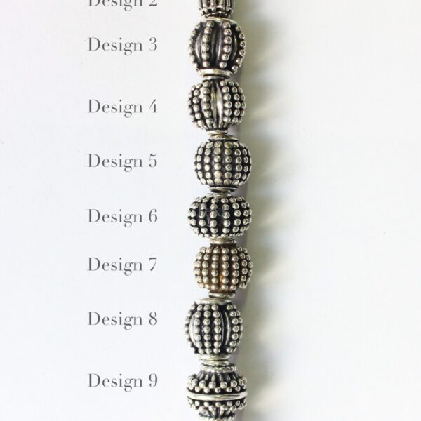 Bali Sterling silver beads