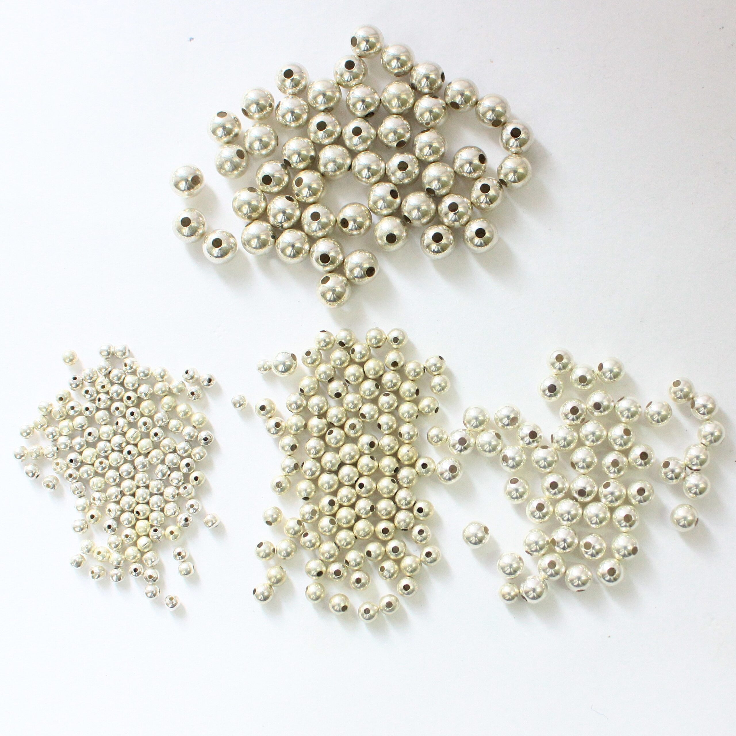 Wholesale 925 Sterling Silver Granulated Spacer Beads 