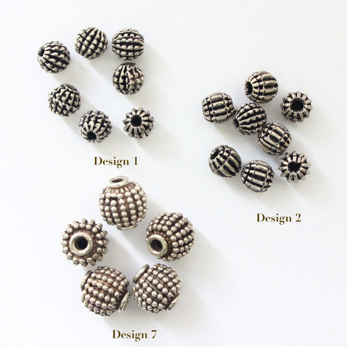 Bali Sterling silver beads