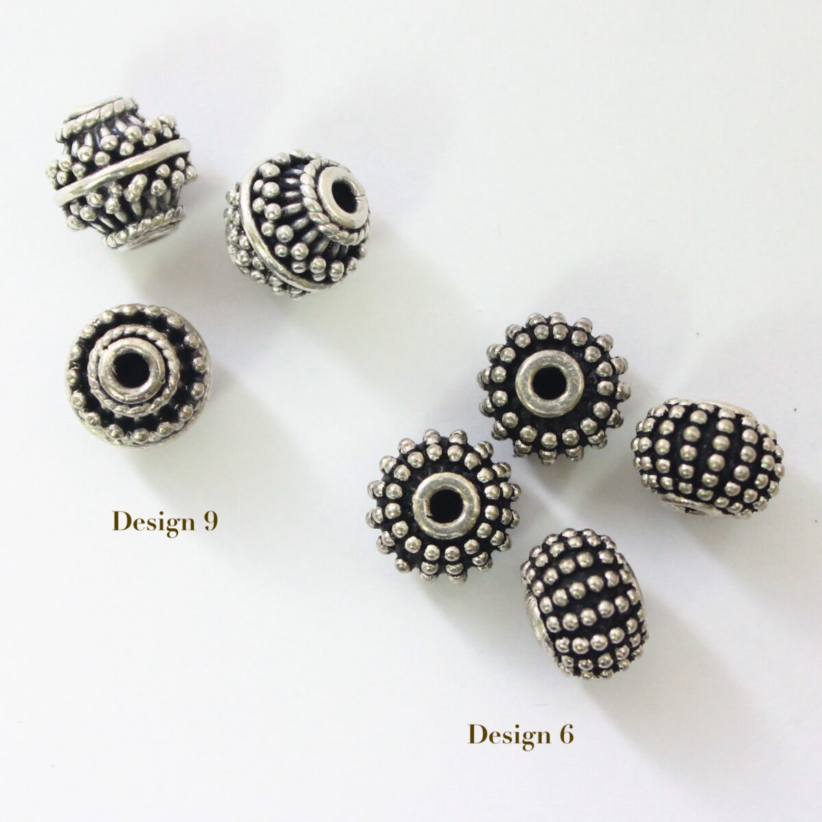 Bali Sterling silver beads