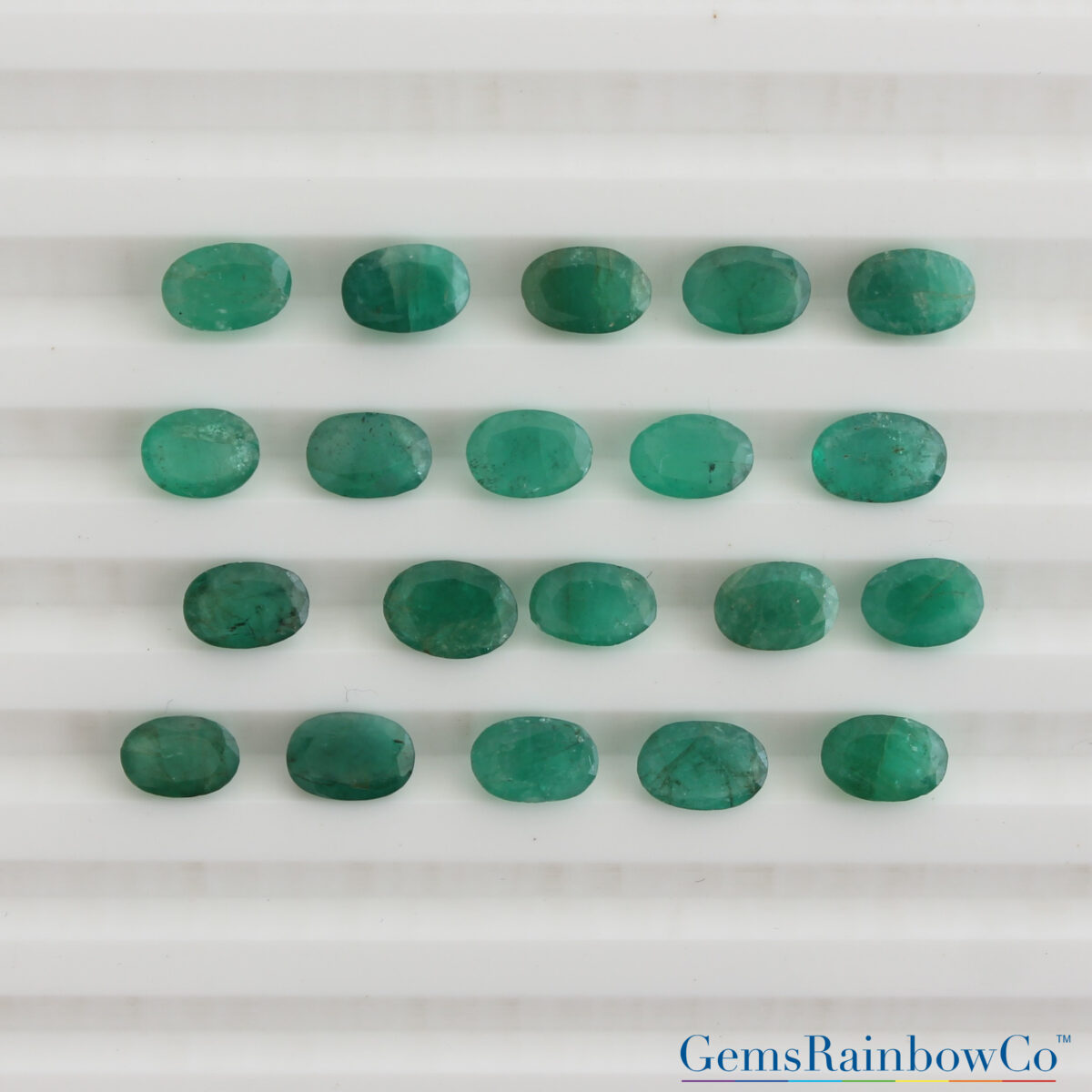 Emerald Oval Faceted